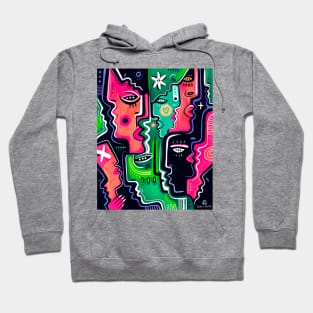 Art faces Hoodie